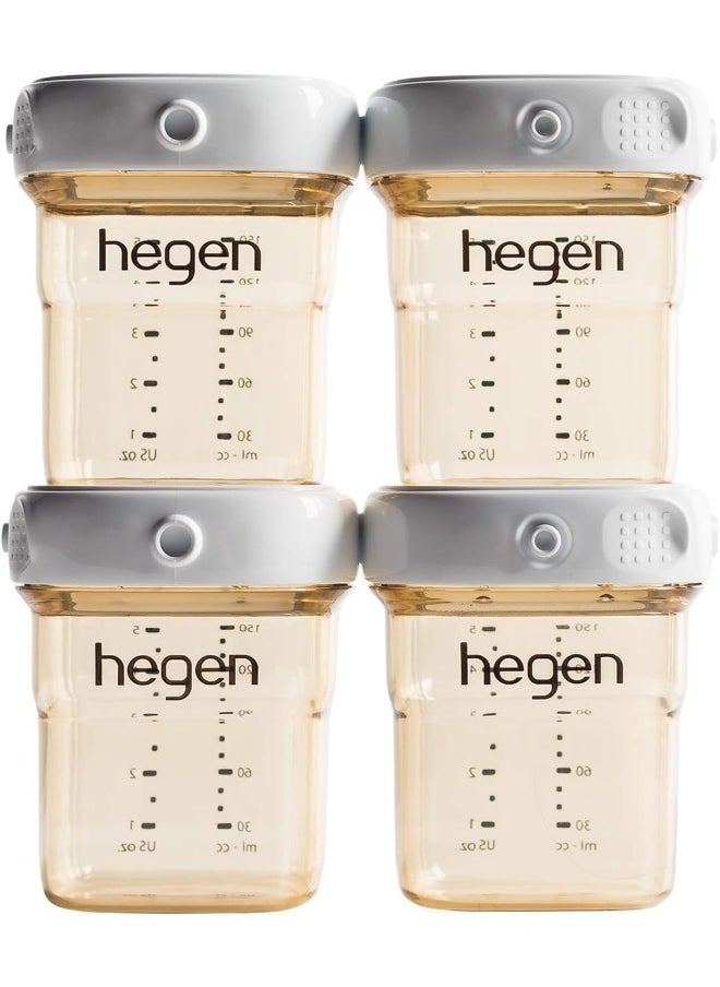 Hegen PCTO™ 150ml/5oz Breast Milk Storage PPSU (4-pack)