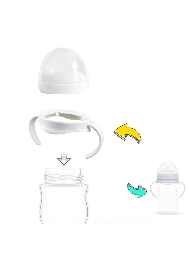 ROMIRUS Bottle Handles Compatible for Philips Avent Natural Response Baby Feeding Bottle (Set of 4)