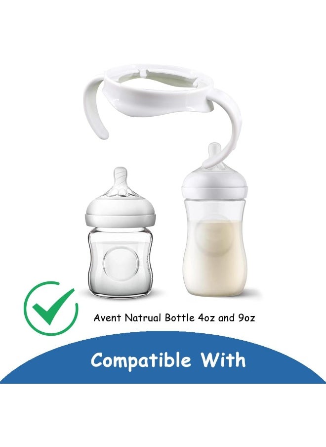 ROMIRUS Bottle Handles Compatible for Philips Avent Natural Response Baby Feeding Bottle (Set of 4)