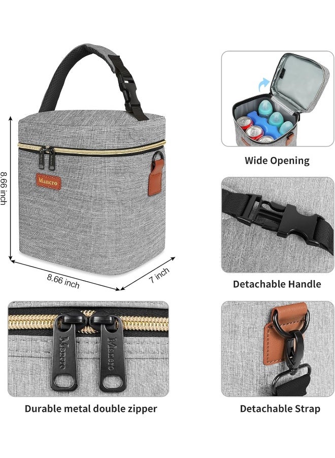 Mancro Baby Bottle Bag with Insulated Cooler