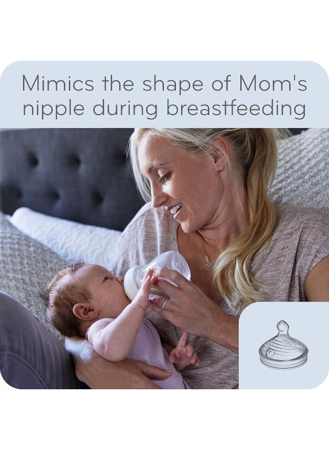 NUK Simply Natural Baby Bottle with SafeTemp