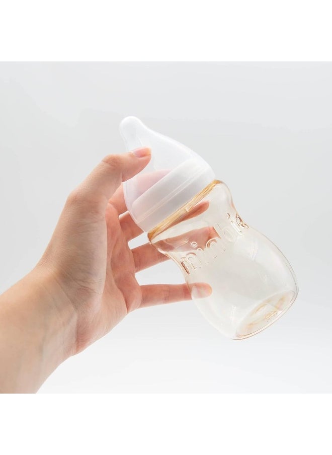 Minbie 3 Month+ Breastfeeding Baby Bottle, BPA-Free Kit