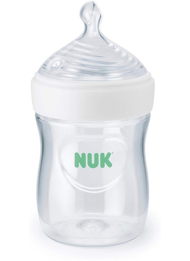 NUK Simply Natural Baby Bottle with SafeTemp, 5 oz, 6 Pack