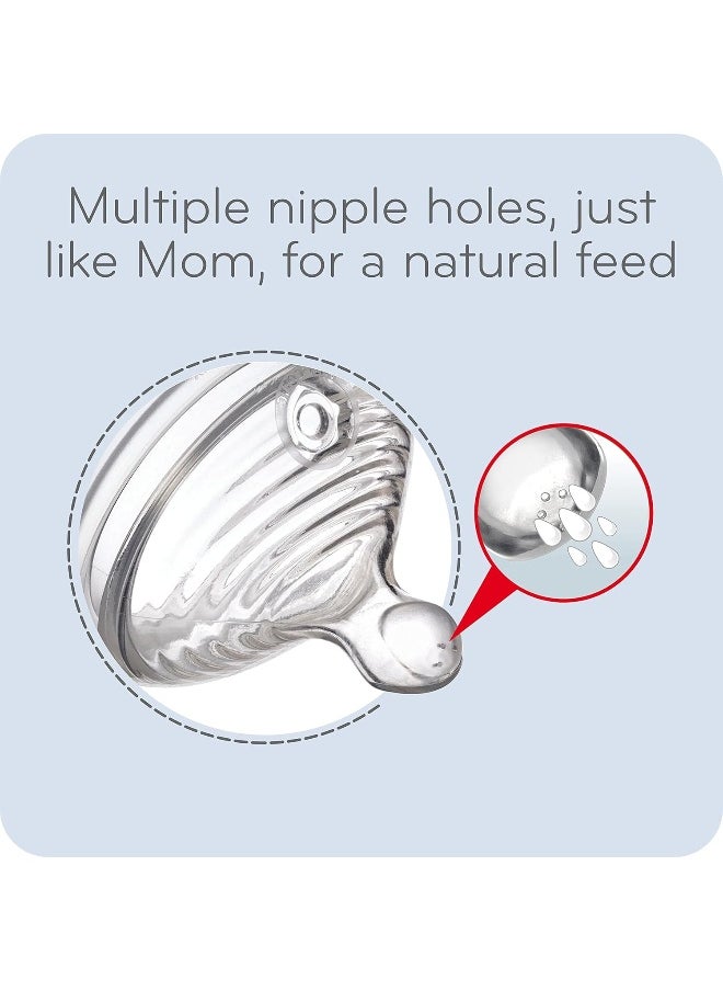 NUK Simply Natural Baby Bottle with SafeTemp