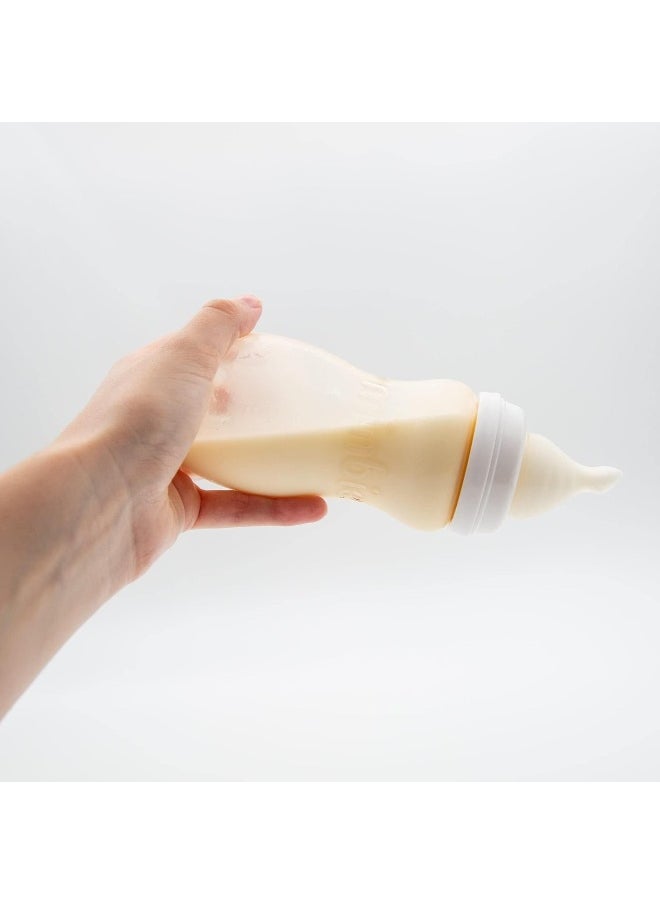 Minbie 6 Months + Breastfeeding Baby Bottle - Anti Colic & Reflux, BPA Free PPSU