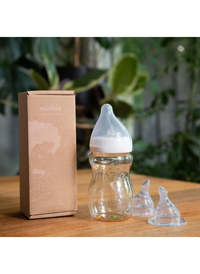Minbie Newborn Breastfeeding Baby Bottle
