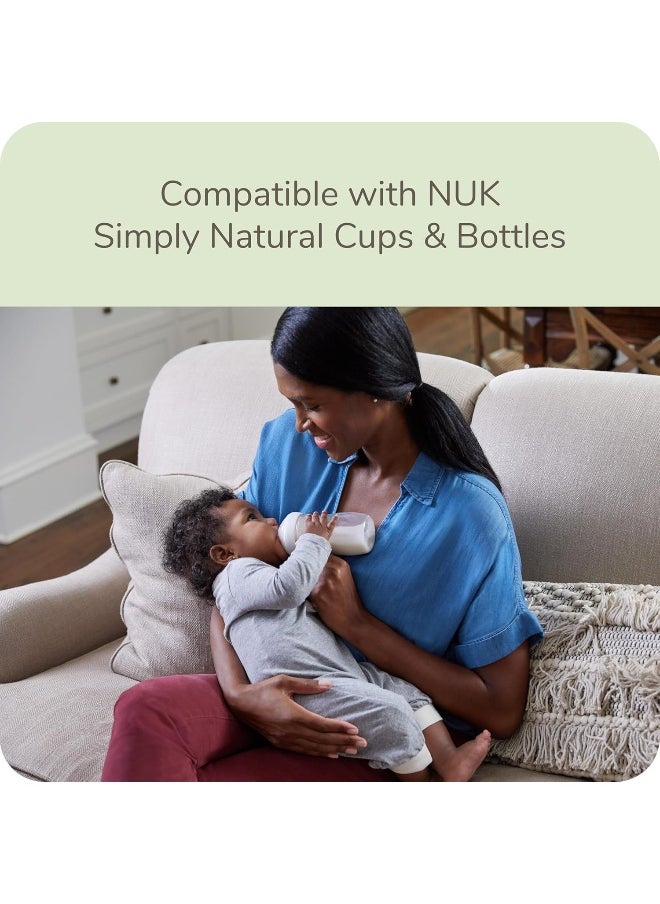 NUK Simply Natural Baby Bottle Newborn Gift Set, Timeless Collection