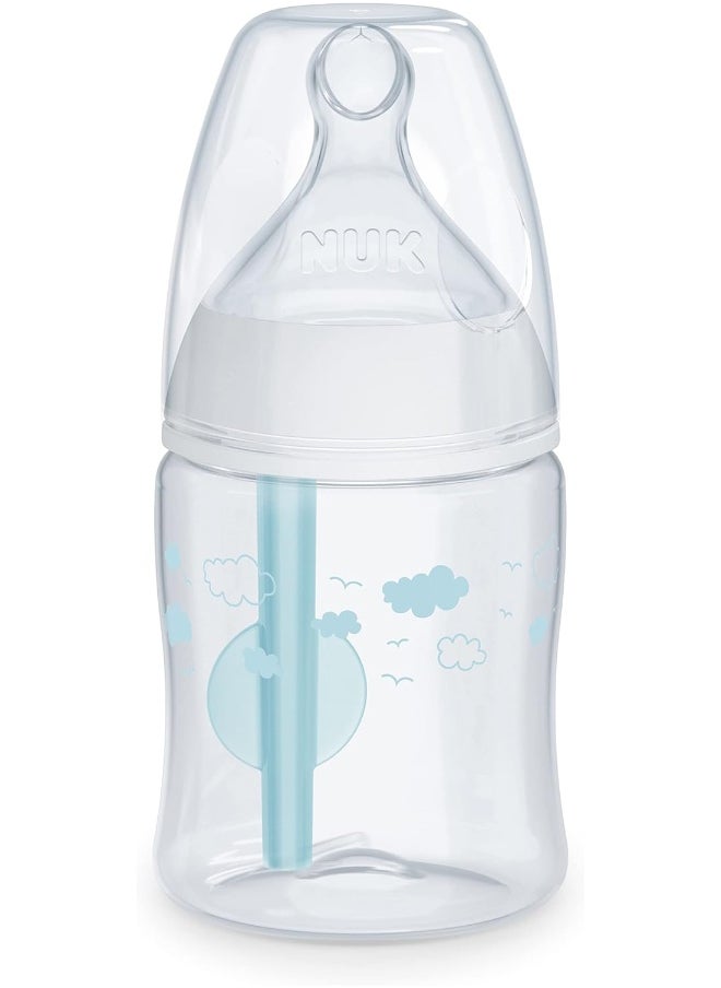 NUK Smooth Flow Pro Anti Colic Baby Bottle - Easy to Assemble and Clean & Reduces Newborn Spit-up & Gas, 5oz, 4-Pack, Neutral