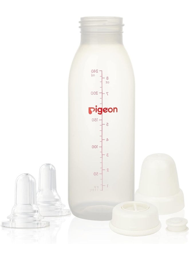 Pigeon Baby Cleft Palate Bottle with 2 Nipples, 8.11 Oz, Please Use It Under The Guidance of a Pediatrician