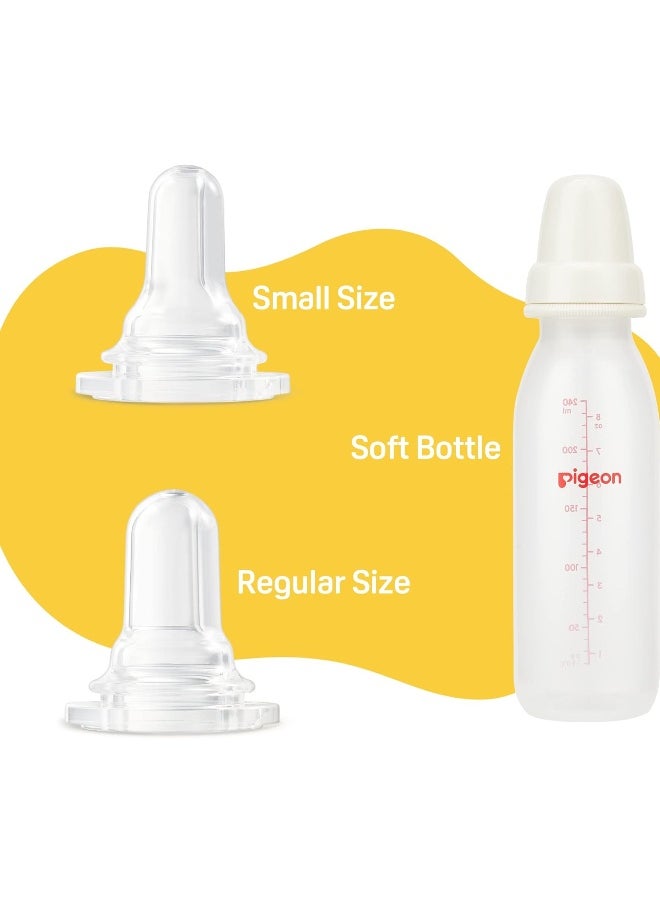 Pigeon Baby Cleft Palate Bottle with 2 Nipples, 8.11 Oz, Please Use It Under The Guidance of a Pediatrician