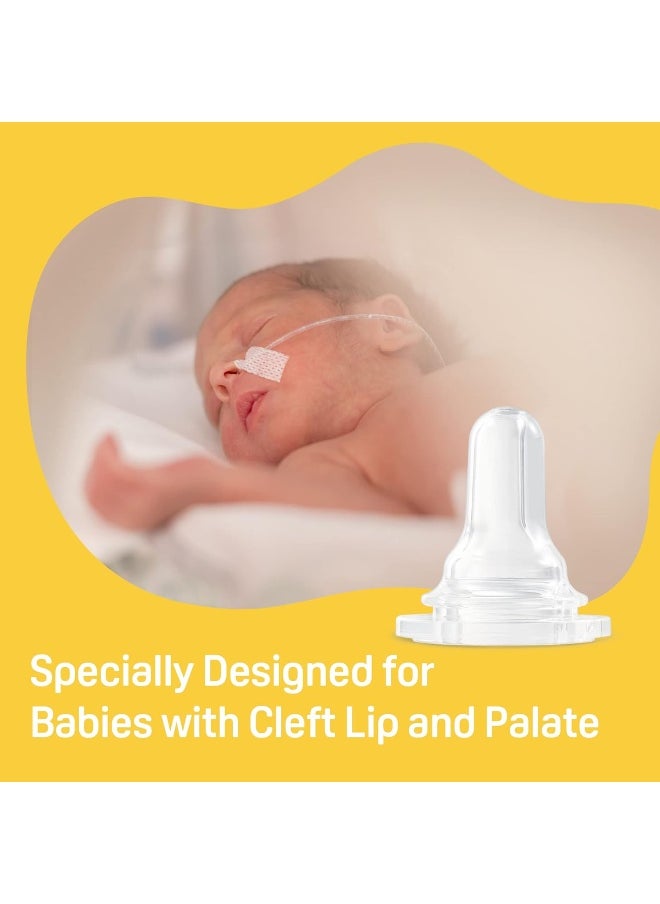Pigeon Bottle Nipple for Cleft Lip/Palate Baby, Regular Size