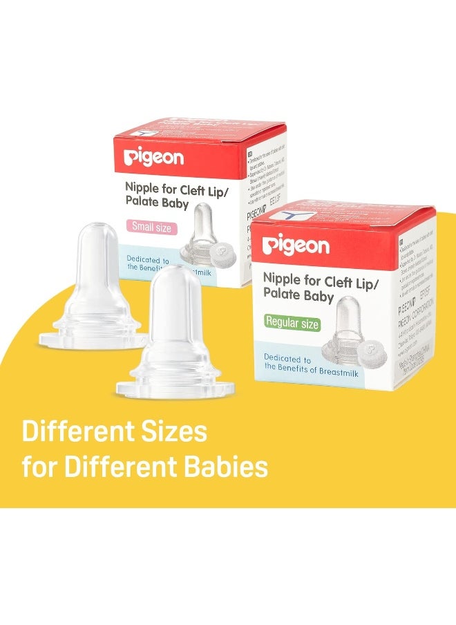 Pigeon Bottle Nipple for Cleft Lip/Palate Baby, Regular Size