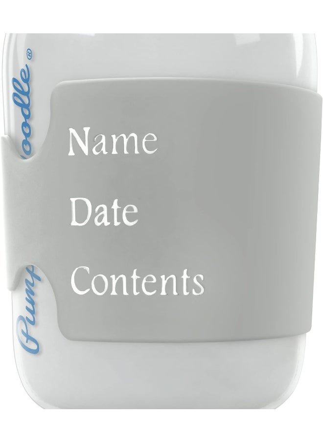 The Original Write & Reuse Baby Bottle Labels for Daycare - Available in 12 Colors (Cool Multi)
