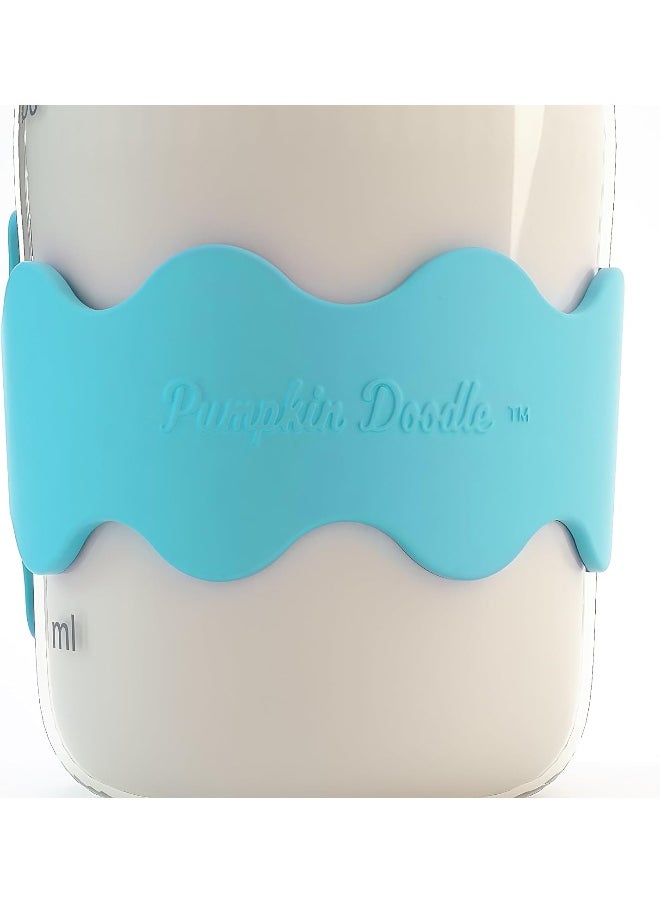 The Original Write & Reuse Baby Bottle Labels for Daycare - Available in 12 Colors (Cool Multi)