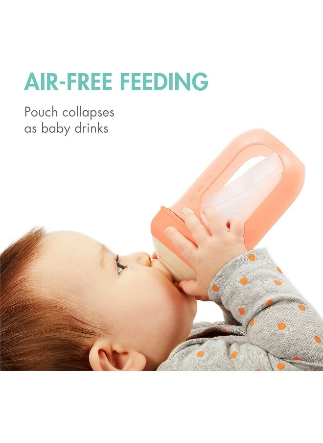 Boon® NURSH® Reusable Silicone Pouch Bottles - Mint, 8oz, (3pk)