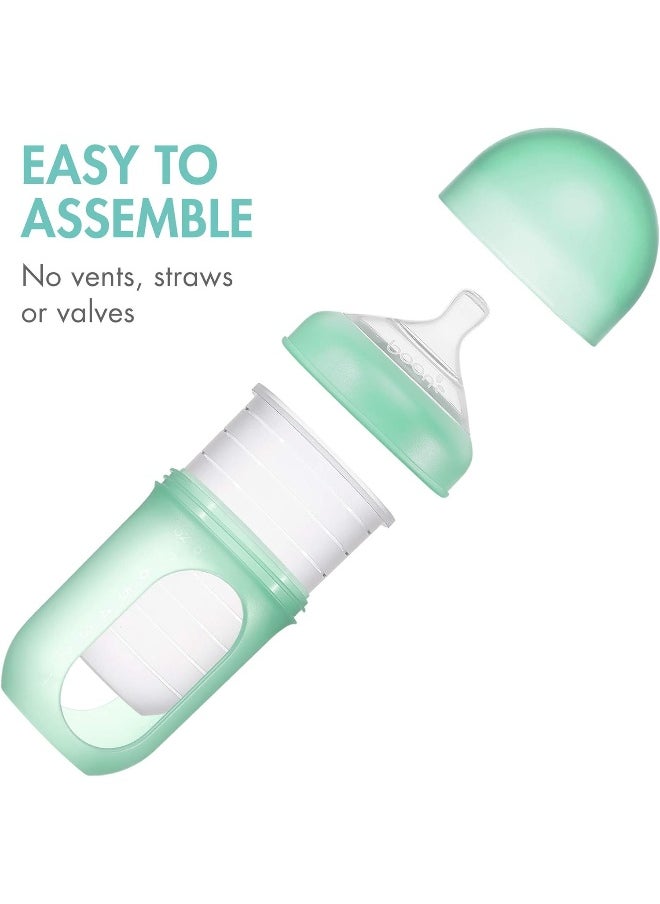 Boon® NURSH® Reusable Silicone Pouch Bottles - Mint, 8oz, (3pk)