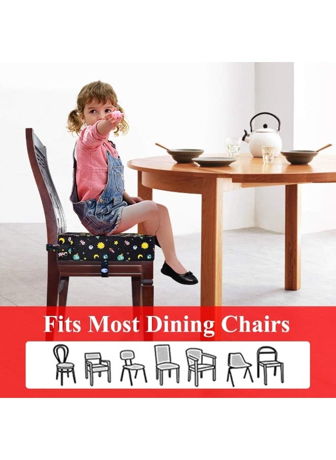 Sunmall Dining Chair Heightening Cushion Portable Dismountable Adjustable Highchair Booster for Baby Toddler Kids Infant Washable Thick Chair Seat Pad Mat