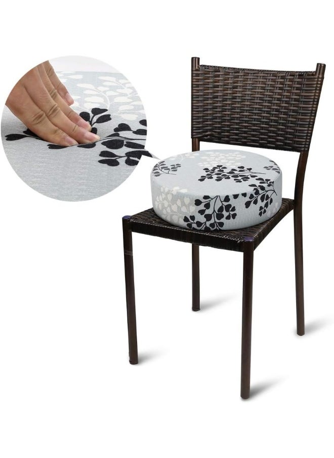 Zicac Chair Increasing Cushion - Baby Toddler Kids Infant Portable Round Dining Chair Booster Seat Washable Thick Chair Seat Pads Light Gray