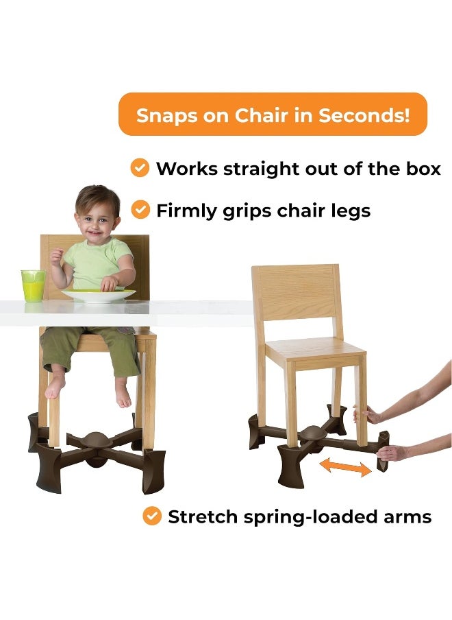 Kaboost Portable Chair Raiser Chocolate