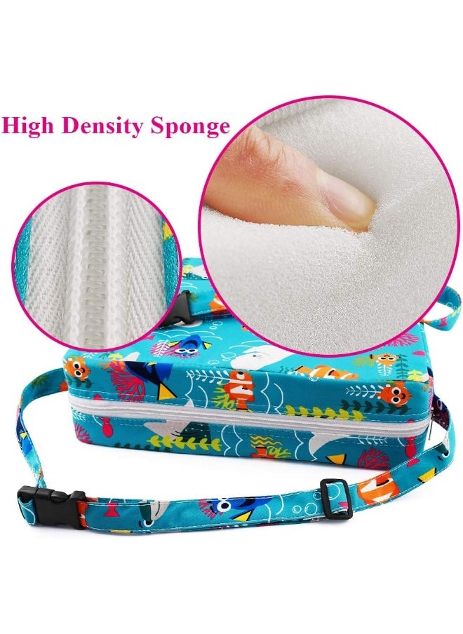 Dining Chair Heightening Cushion Portable Dismountable Adjustable Highchair Booster for Baby Toddler Kids Infant Washable Thick Chair Seat Pad Mat