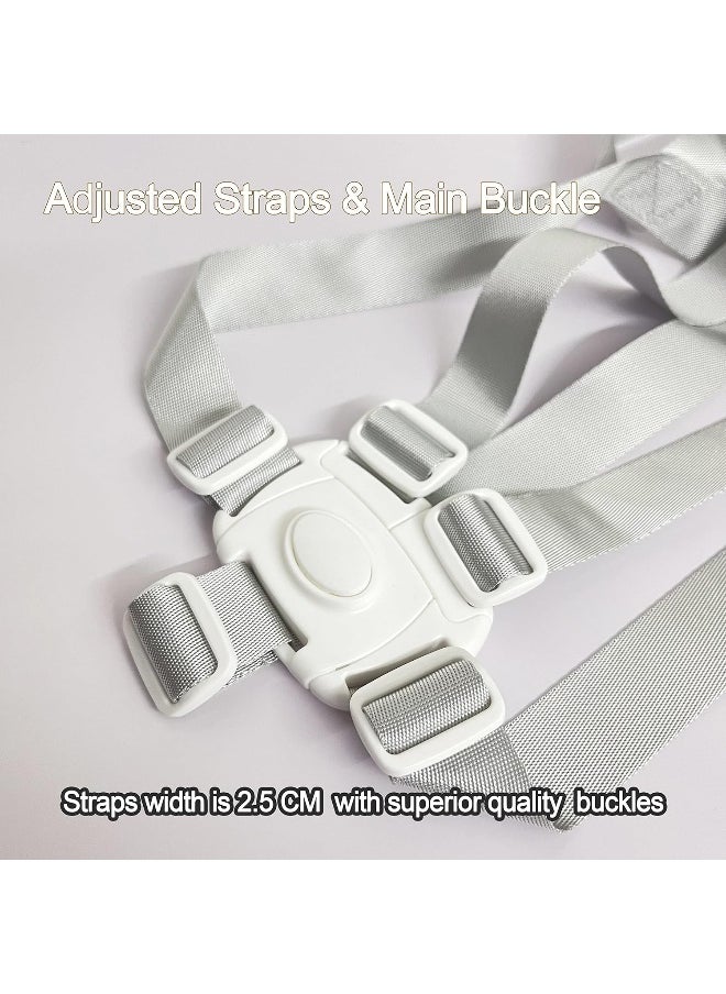 ZARPMA High Chair Straps, Universal Replacement Harness Strap Belt for Chair Compatible for Tripp Trapp Stokke HighChair