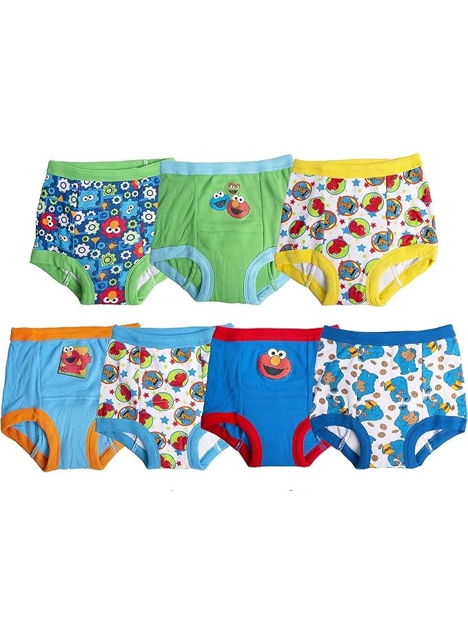 Sesame Street Unisex Toddler Potty Training Pants with Elmo, Cookie Monster and Big Bird with Stickers & Success Chart