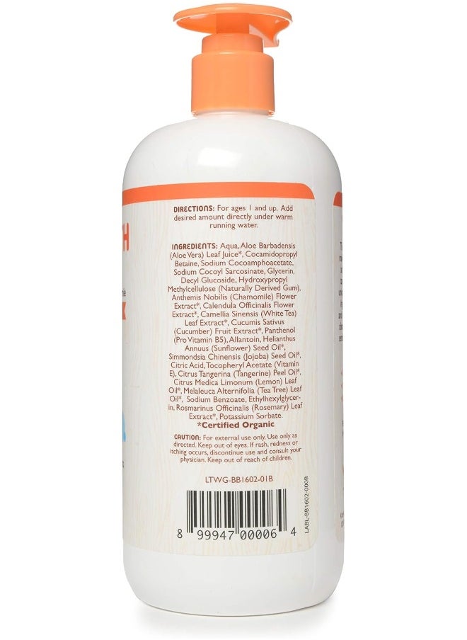 Little Twig Tangerine Organic Bubble Bath, Happy Tangerine, 500ml