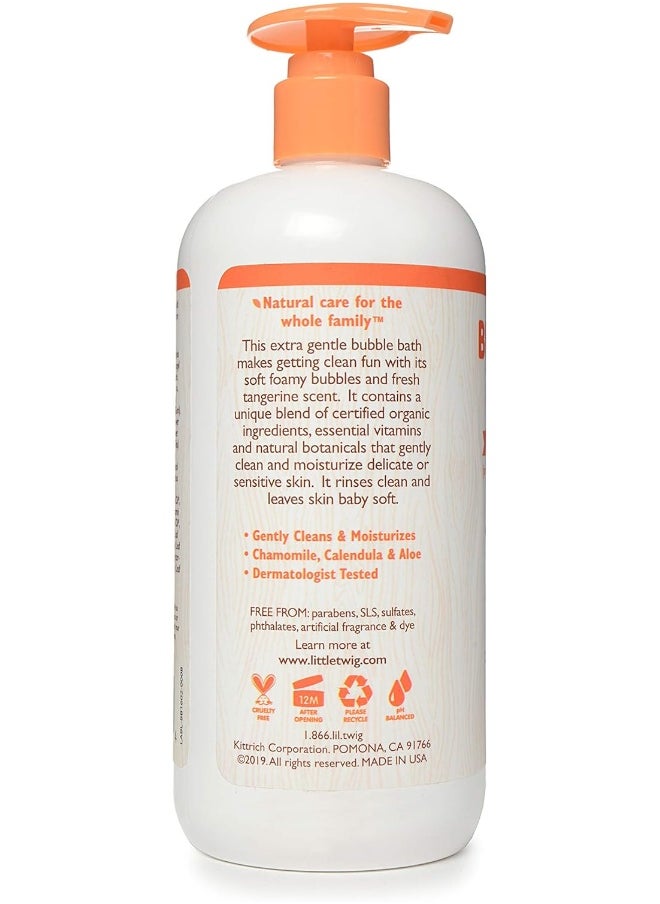 Little Twig Tangerine Organic Bubble Bath, Happy Tangerine, 500ml