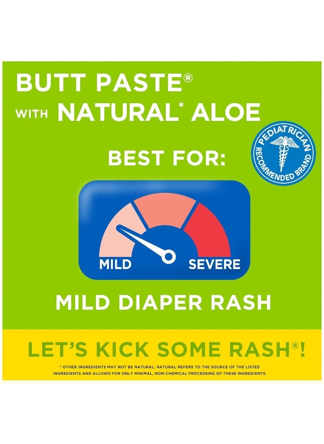 Boudreaux's Butt Paste Diaper Rash Ointment | With Natural Aloe | 4 Oz