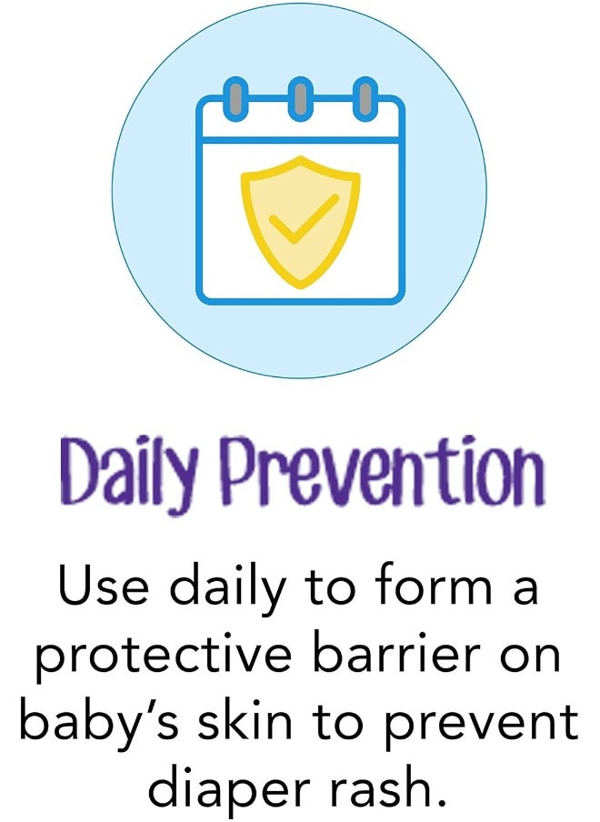Desitin Daily Defense Baby Diaper Rash Cream with Zinc Oxide to Treat, Relieve & Prevent diaper rash, Hypoallergenic, Dye-, Phthalate- & Paraben-Free, 4 oz