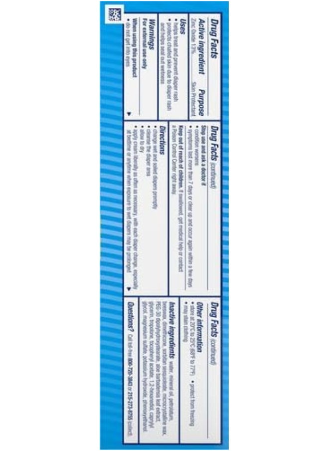 Desitin Daily Defense Baby Diaper Rash Cream with Zinc Oxide to Treat, Relieve & Prevent diaper rash, Hypoallergenic, Dye-, Phthalate- & Paraben-Free, 4 oz