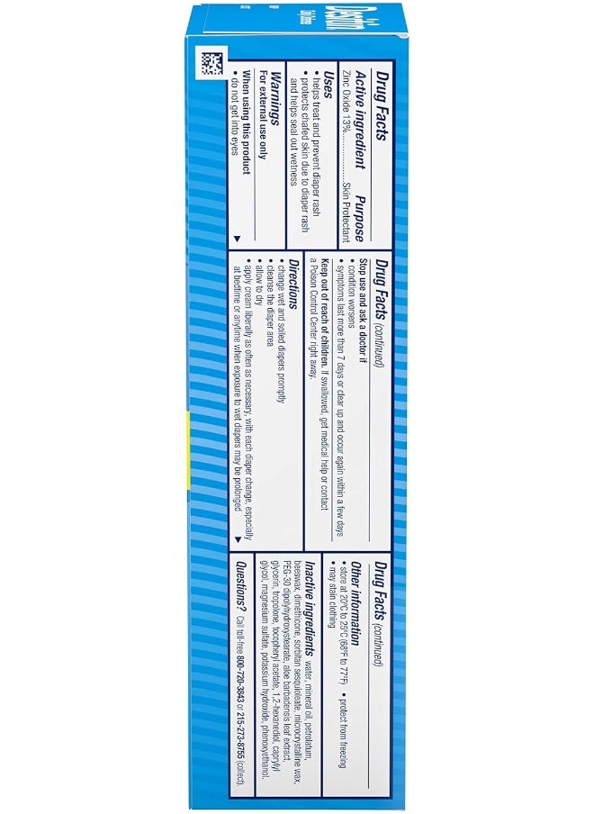 Desitin Daily Defense Baby Diaper Rash Cream with Zinc Oxide to Treat, Relieve & Prevent diaper rash, Hypoallergenic, Dye-, Phthalate- & Paraben-Free, 4 oz