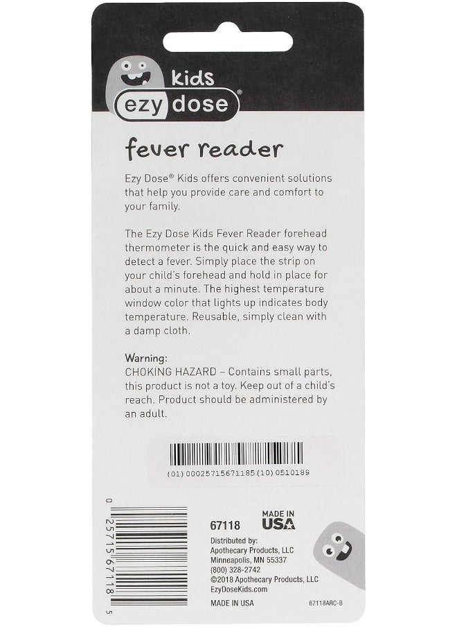 EZY DOSE Kids Thermometer for Fever for Baby and Toddler, Celsius & Fahrenheit, Reusable, Home & Travel, 10 ml