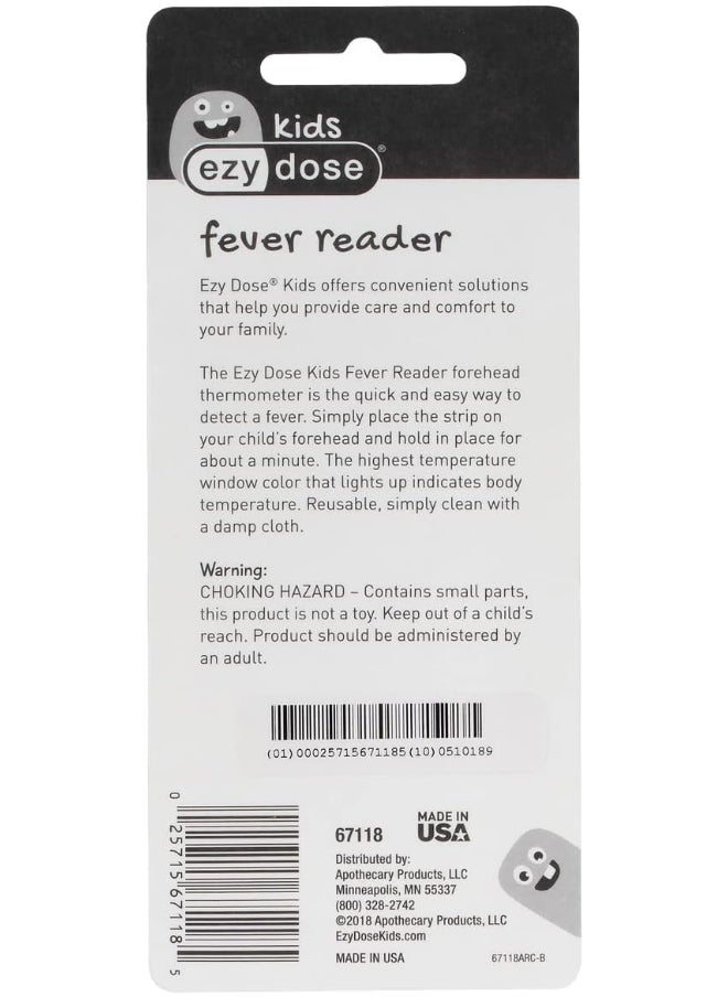 EZY DOSE Kids Thermometer for Fever for Baby and Toddler, Celsius & Fahrenheit, Reusable, Home & Travel, 10 ml