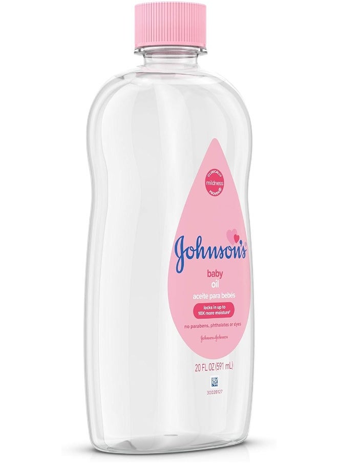Johnson & Johnson SLC (Cosmetics) Baby Oil, 20 Fl Oz