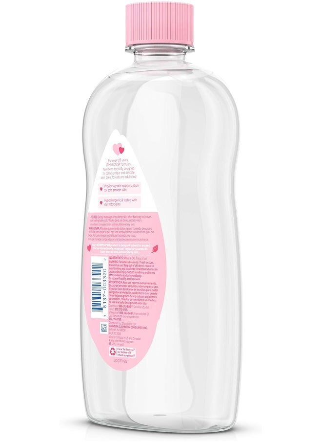 Johnson & Johnson SLC (Cosmetics) Baby Oil, 20 Fl Oz