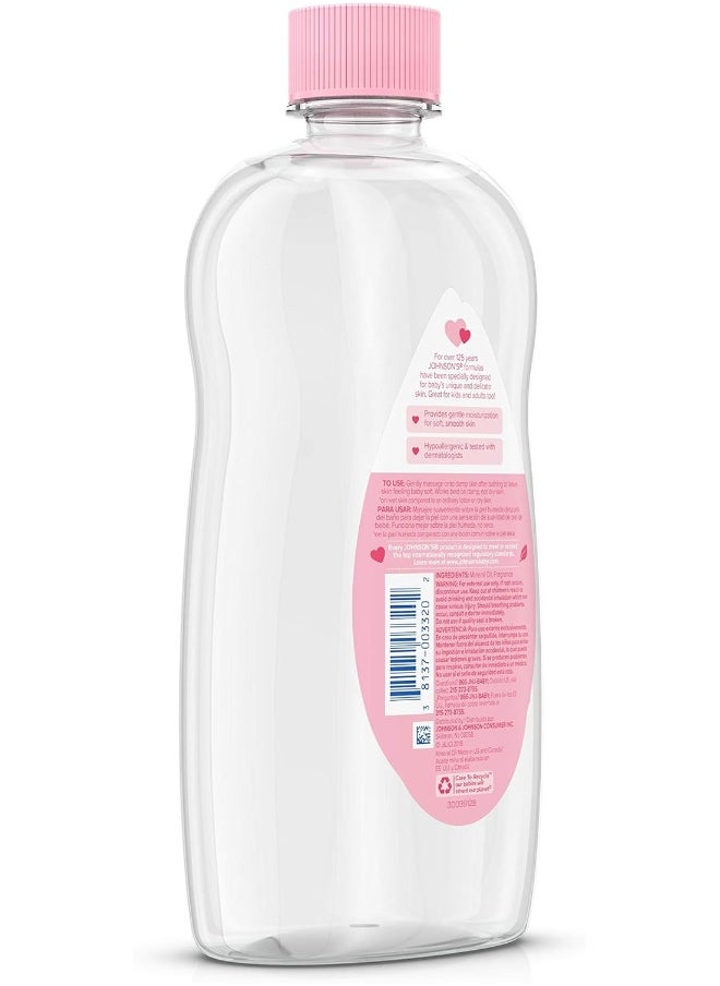 Johnson & Johnson SLC (Cosmetics) Baby Oil, 20 Fl Oz