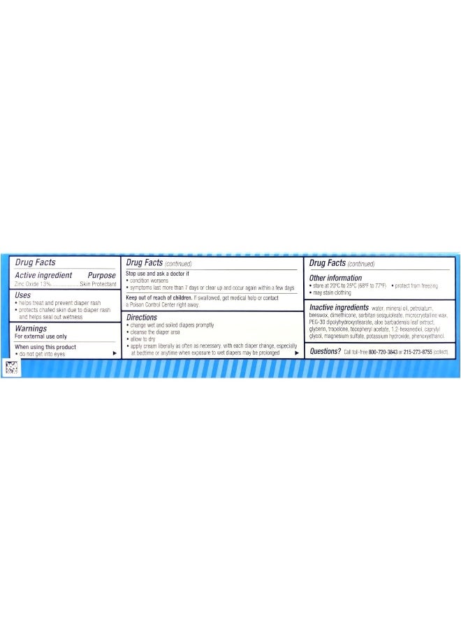 DESITIN Rapid Relief Zinc Oxide Diaper Rash Cream 4 oz (Pack of 2)