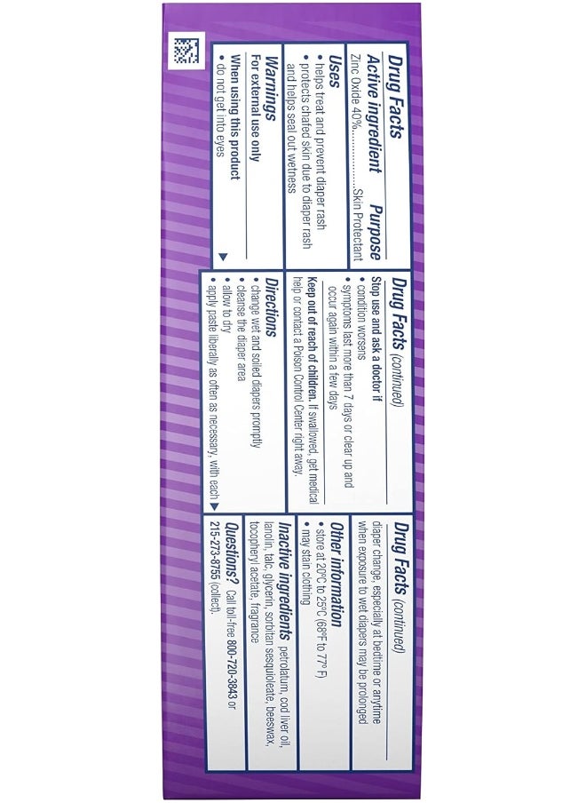 Desitin Maximum Strength Baby Diaper Rash Cream with 40% Zinc Oxide, Travel Size, 2 oz