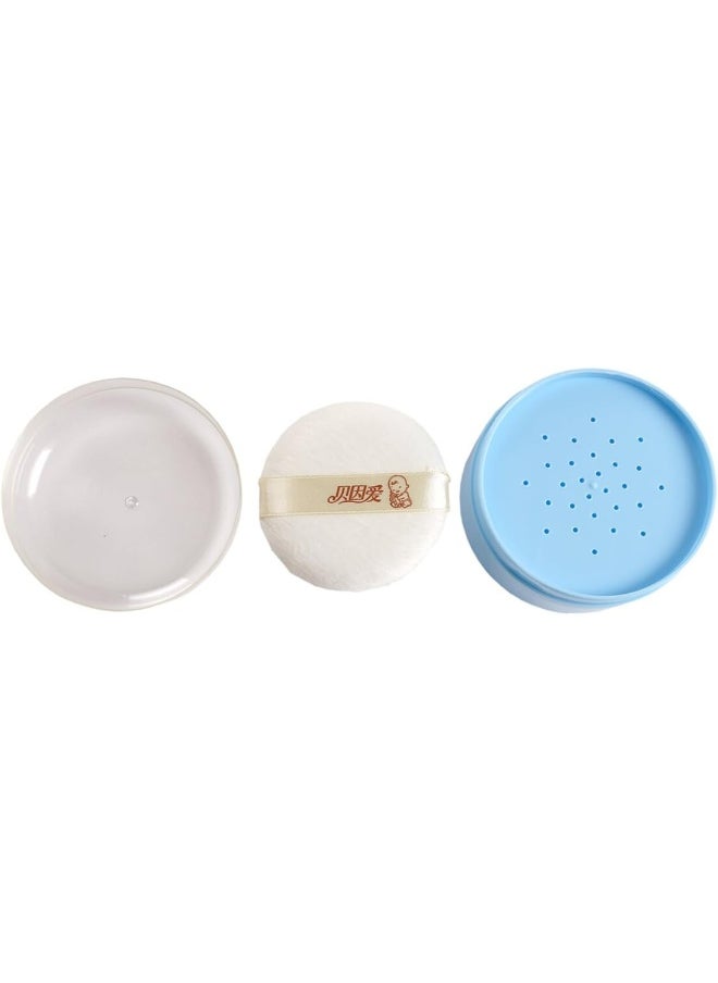 Topwon 3.5'' Baby After-Bath Powder Puff Kit Container Dispensor Case with Sifter | BPA Free (1 Packed)