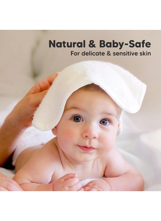 Baby Washcloths - Baby Bamboo Washcloths Towel - Soft Organic Baby Washcloths for Motherhood - Face Towels for Baby, Adult and Infant - Hypoallergenic, Anti Bacterial Towels