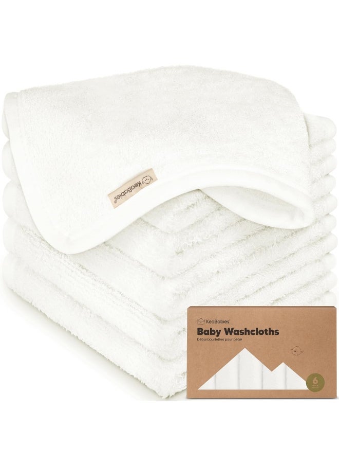 Baby Washcloths - Baby Bamboo Washcloths Towel - Soft Organic Baby Washcloths for Motherhood - Face Towels for Baby, Adult and Infant - Hypoallergenic, Anti Bacterial Towels
