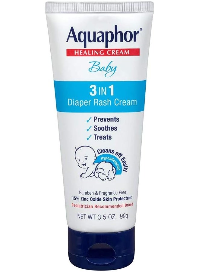 Aquaphor Diaper Rash Cream Healing 3.5oz