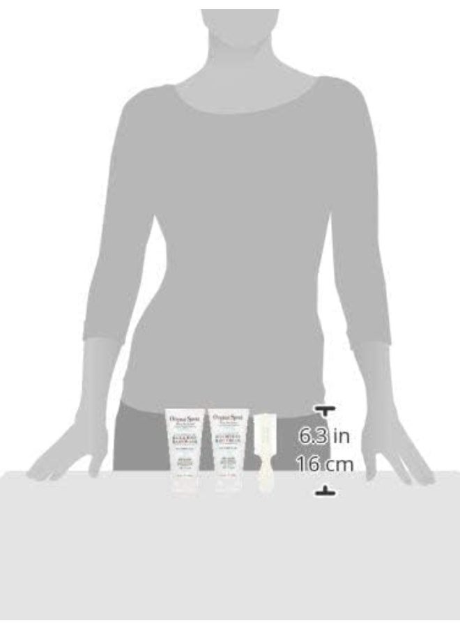 Original Sprout Baby's First Bath Kit: 1x Hair & Body Baby Wash 118ml + 1x Scrumptious Baby Cream 118ml + 1x Comb (For Babies & Up) 3pcs