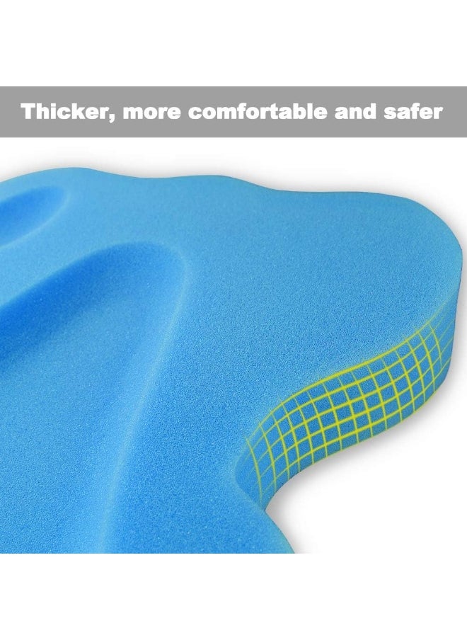 Hallo Soft Infant Bath Sponge Anti Bacterial and Skid Proof Baby Bath Mat Newborn Odor Free (Blue)