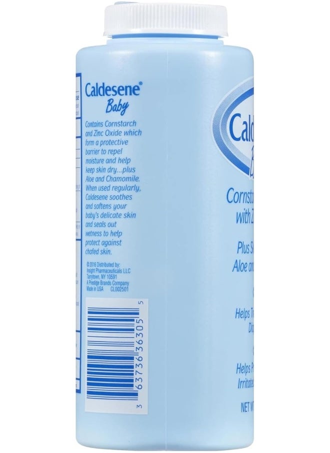 Caldesene Baby Cornstarch Powder With Zinc Oxide 5 oz (Pack of 4)