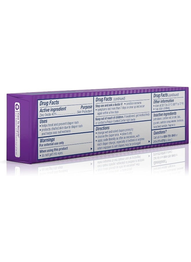 Desitin Maximum Strength Baby Diaper Rash Cream with 40% Zinc Oxide, Travel Size, 1 oz