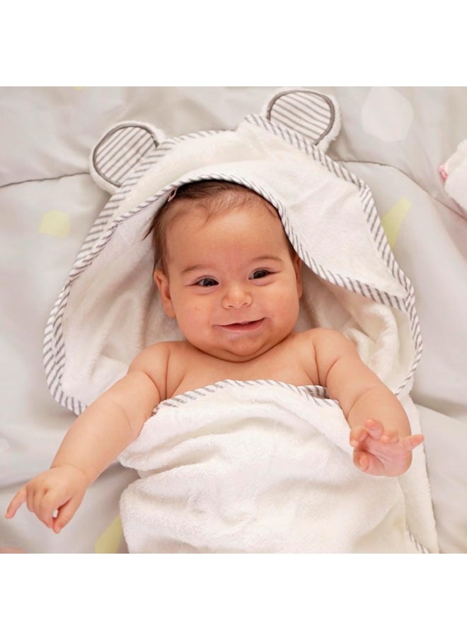 San Francisco Baby Silky Soft Baby Towels, Baby Bath Towel with Hood for Toddler, Infant & Newborn, Generously Sized and Absorbent Toddler Bath Towel for Baby Boy Girl