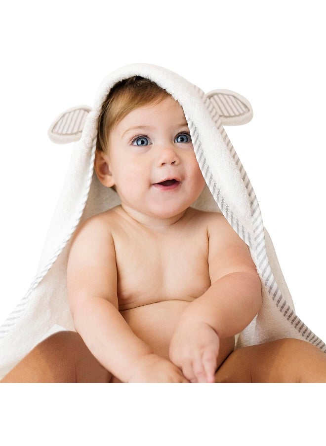 San Francisco Baby Silky Soft Baby Towels, Baby Bath Towel with Hood for Toddler, Infant & Newborn, Generously Sized and Absorbent Toddler Bath Towel for Baby Boy Girl