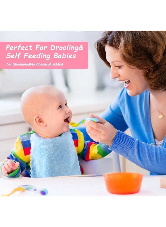 Orighty Baby Washcloths 24-Pack (7''x9''), Microfiber Coral Fleece Baby Towels, Super Soft and Absorbent Wash Cloths for Newborns, Infants and Toddlers, Gentle on Delicate Skin for Face Hands and Body
